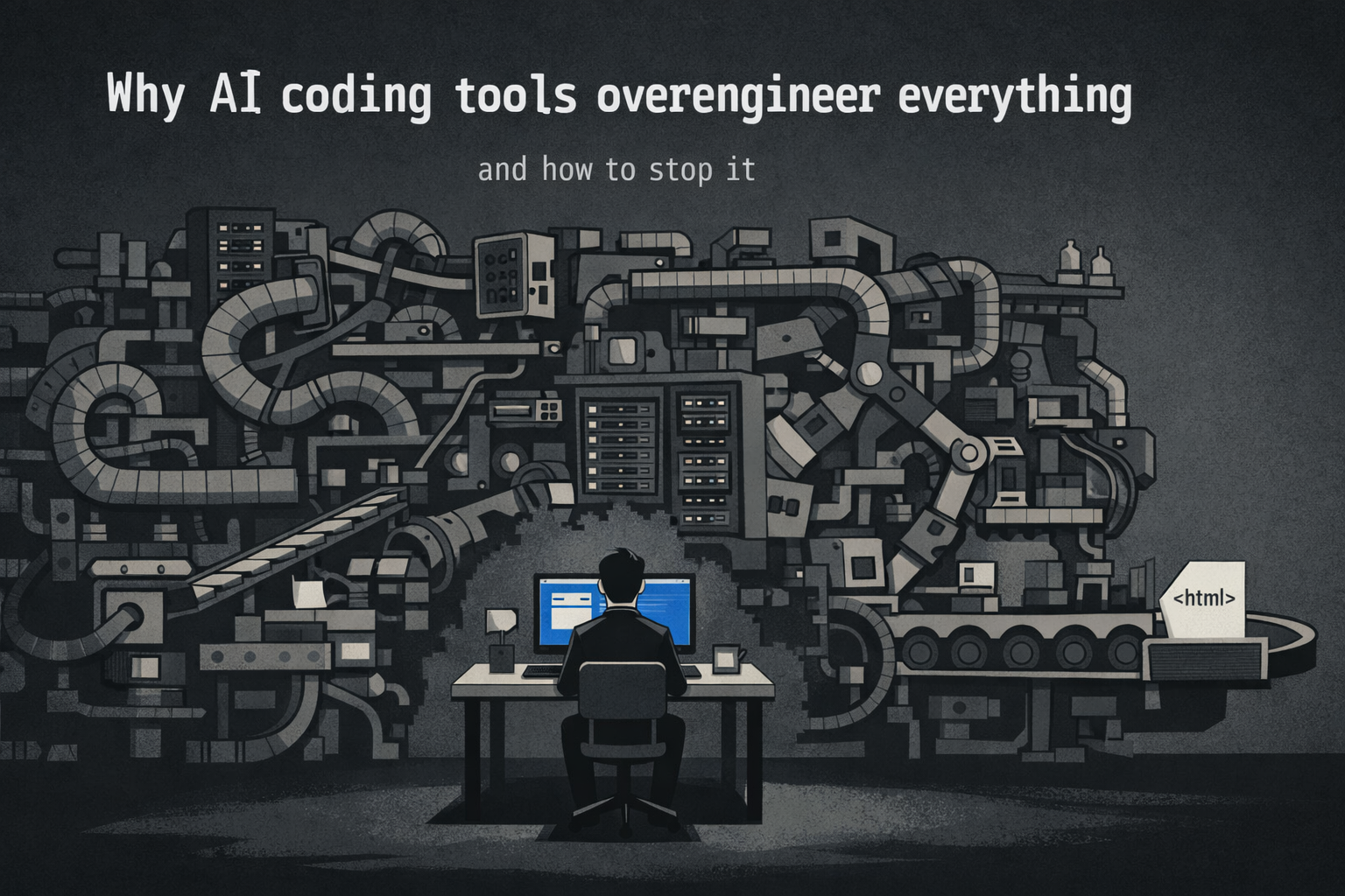 Why AI coding tools overengineer everything, and how to stop it