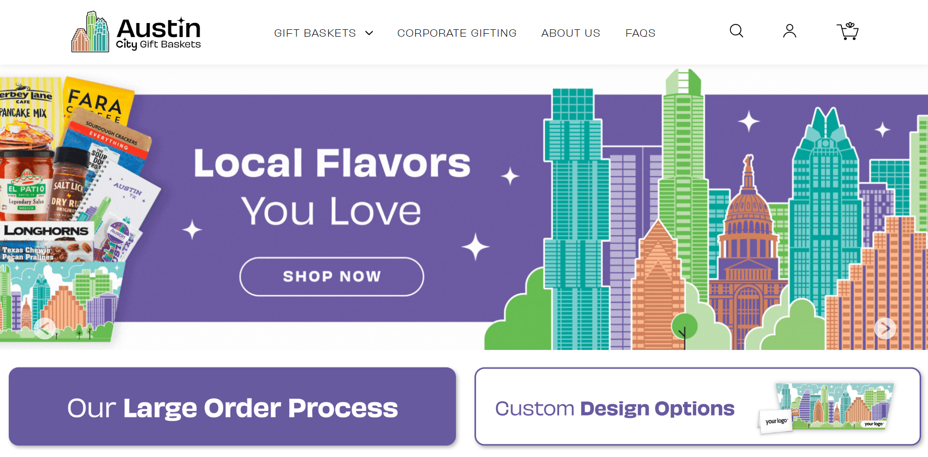 Austin City Gift Basket - Automating Gift Card Creation and Printing